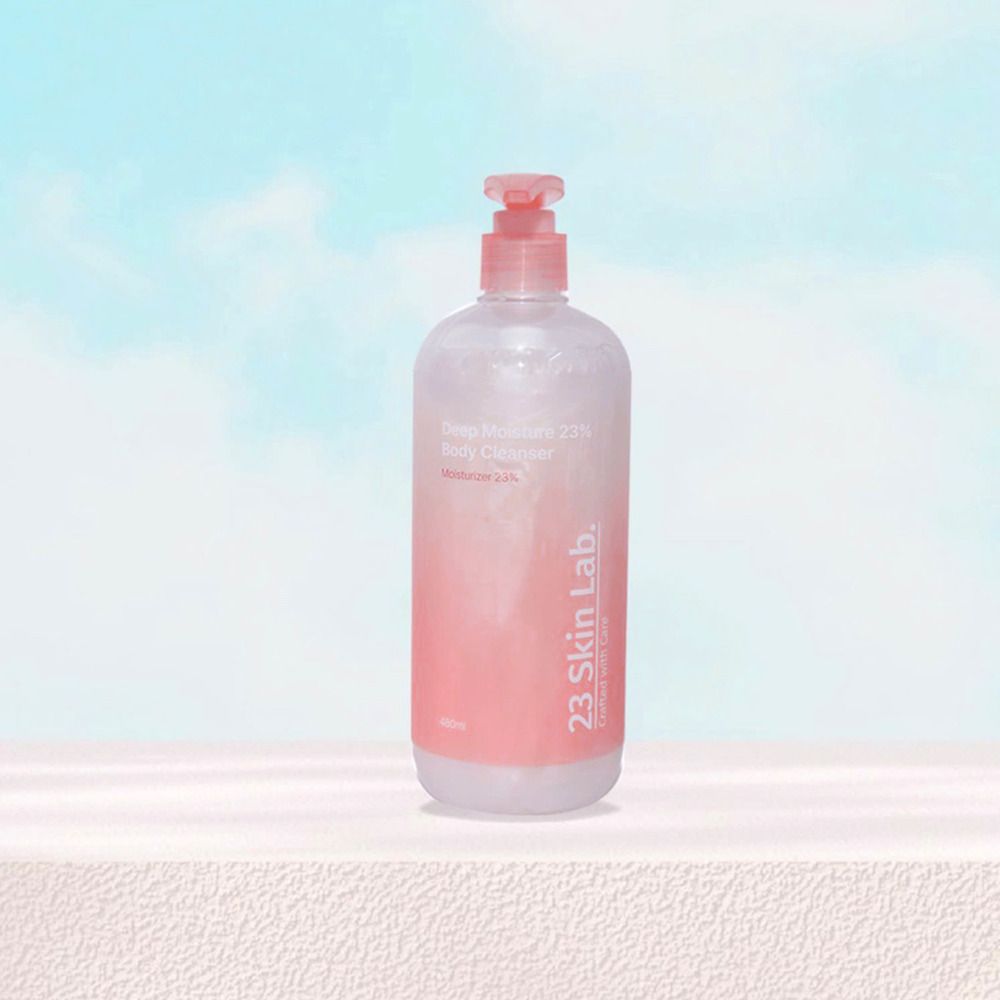 23 Skin Lab Deep Moisture 23% Body Cleanser 480ml Hypoallergenic CICA & Botanical Care _ Made in KOREA